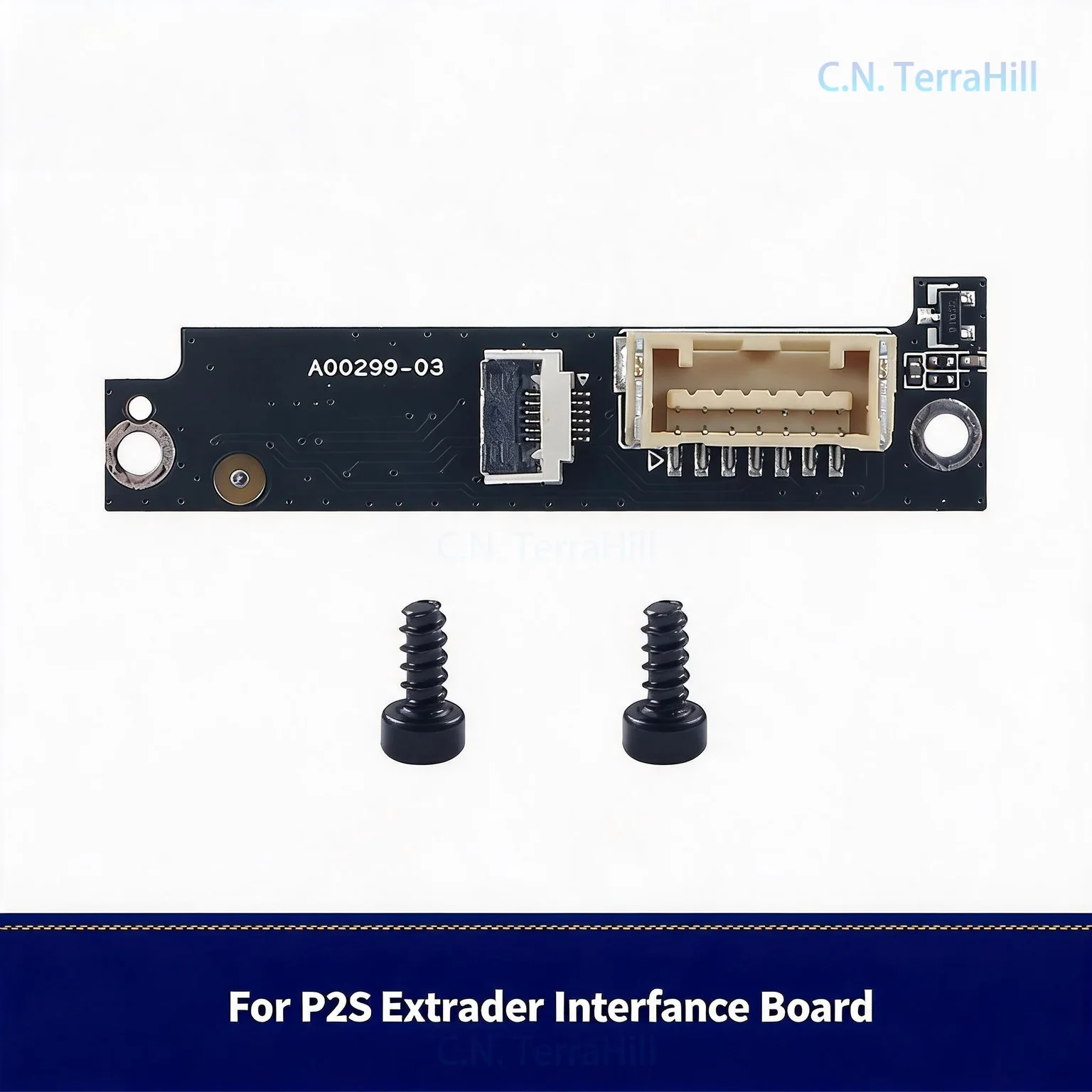 3D Printer Extruder Interface Board Replacement for Bambu Lab P2S, Hotend Adapter PCB