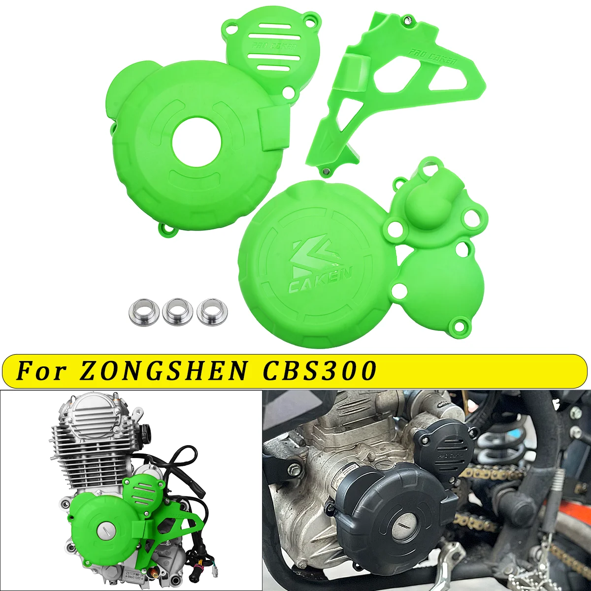 

Motorcycle Engine Clutch Protector Ignition Guard Cover Sprocket Guards Cover For Zongshen ZONSEN CBS300 KEWS K16 Zuumav K7