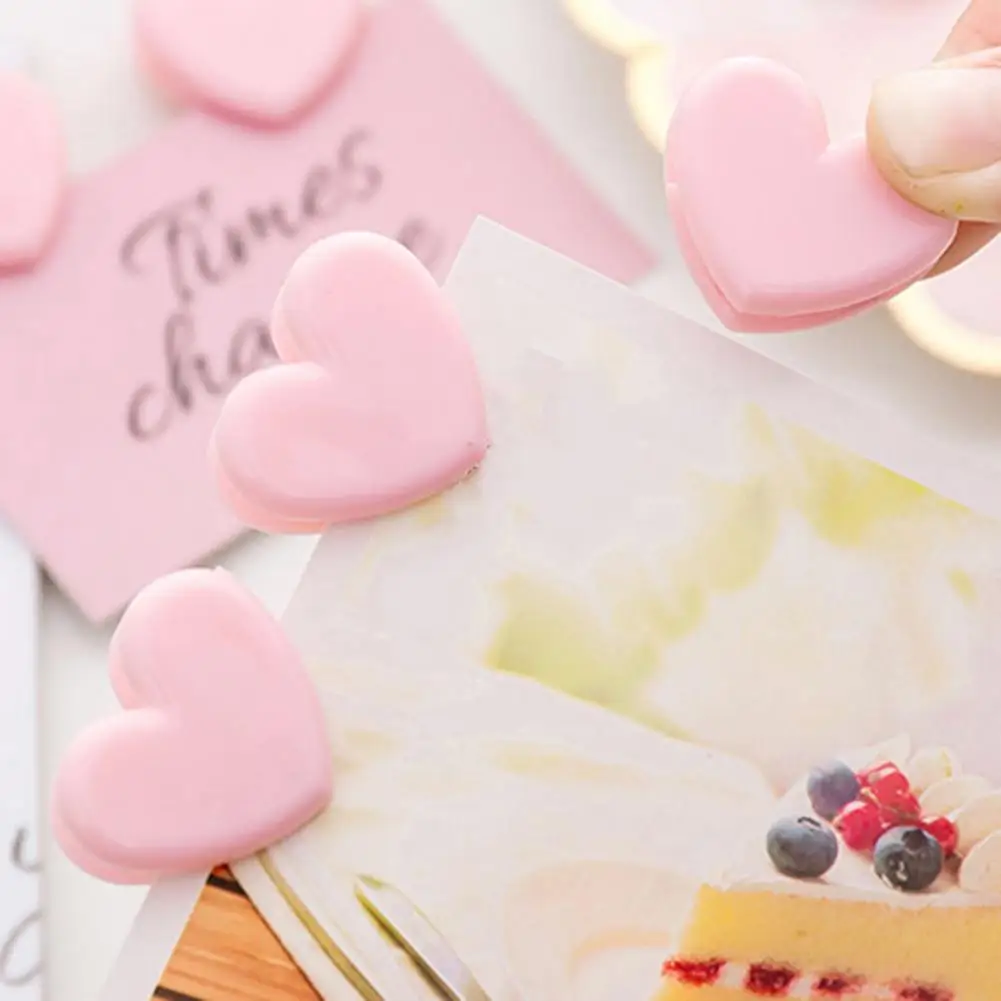 Photo Clip Non-deforming Sealing Clip Pink Eye-catching  Chic Good Spring Rebound File Clip