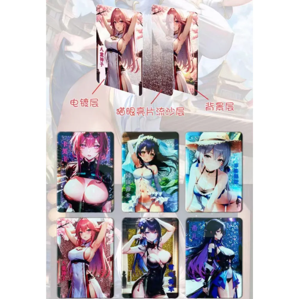 New Goddess Story Cards Collection Anime Character Anime Girls costume da bagno Bikini Feast Booster Box regalo Hobby