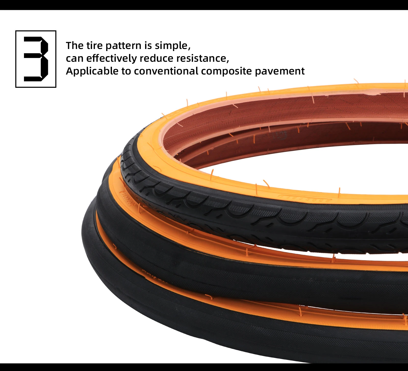 Folding Bicycle Tire 349 16" Bicycle Rubber Yellow Edge Tire 406/451 BMX 20 Inch Bicycle Tire