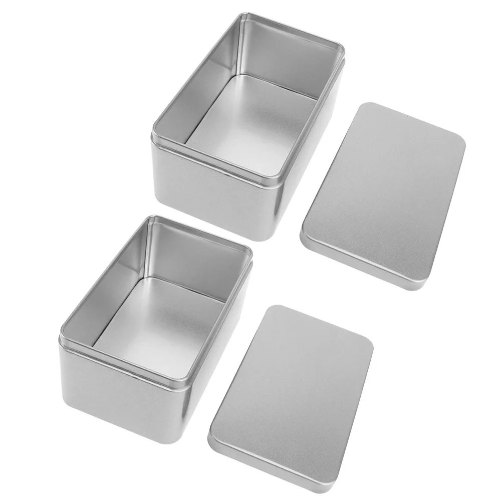 Mint Tins Tea Storage Box Food Containers with Lids Canister Sundries Tinplate Case Bags