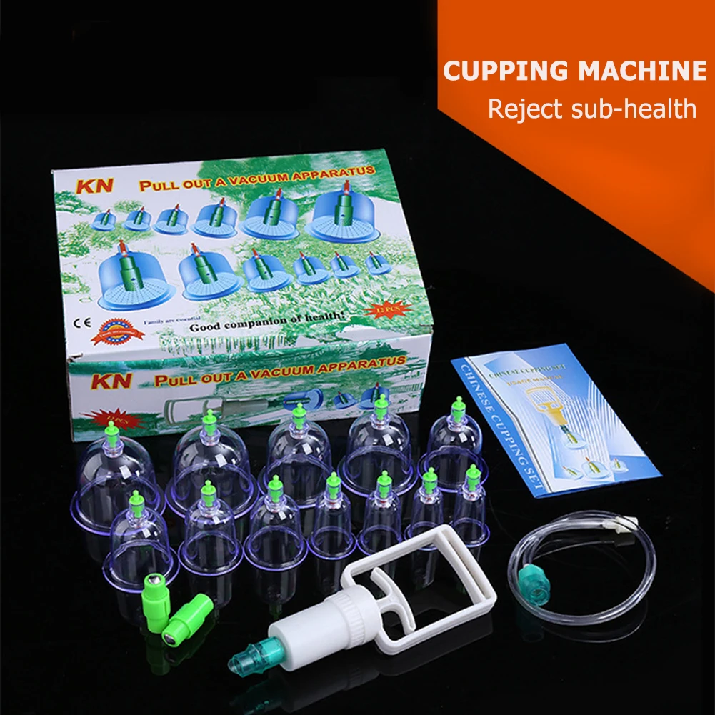 Cupping Machine Suction Therapy Vacuum Cupping Set Anti Cellulite Chinese Medicine Physiotherapy Tools for Men Women Health Care