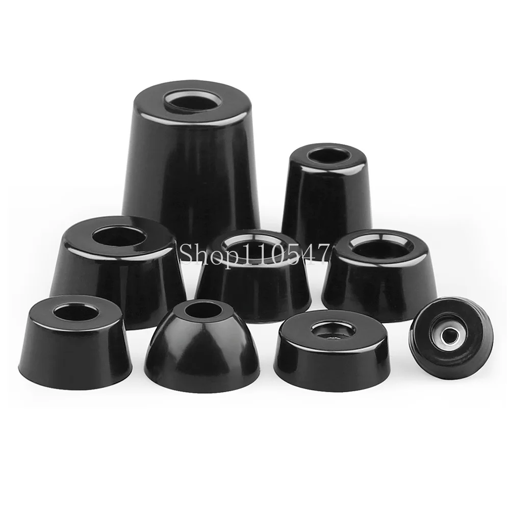 2/8/10/50Pcs Black Synthetic Rubber Table Foot Pad Non-slip Absorber Shock Stand With Gasket Box Speaker Furniture Leg Parts