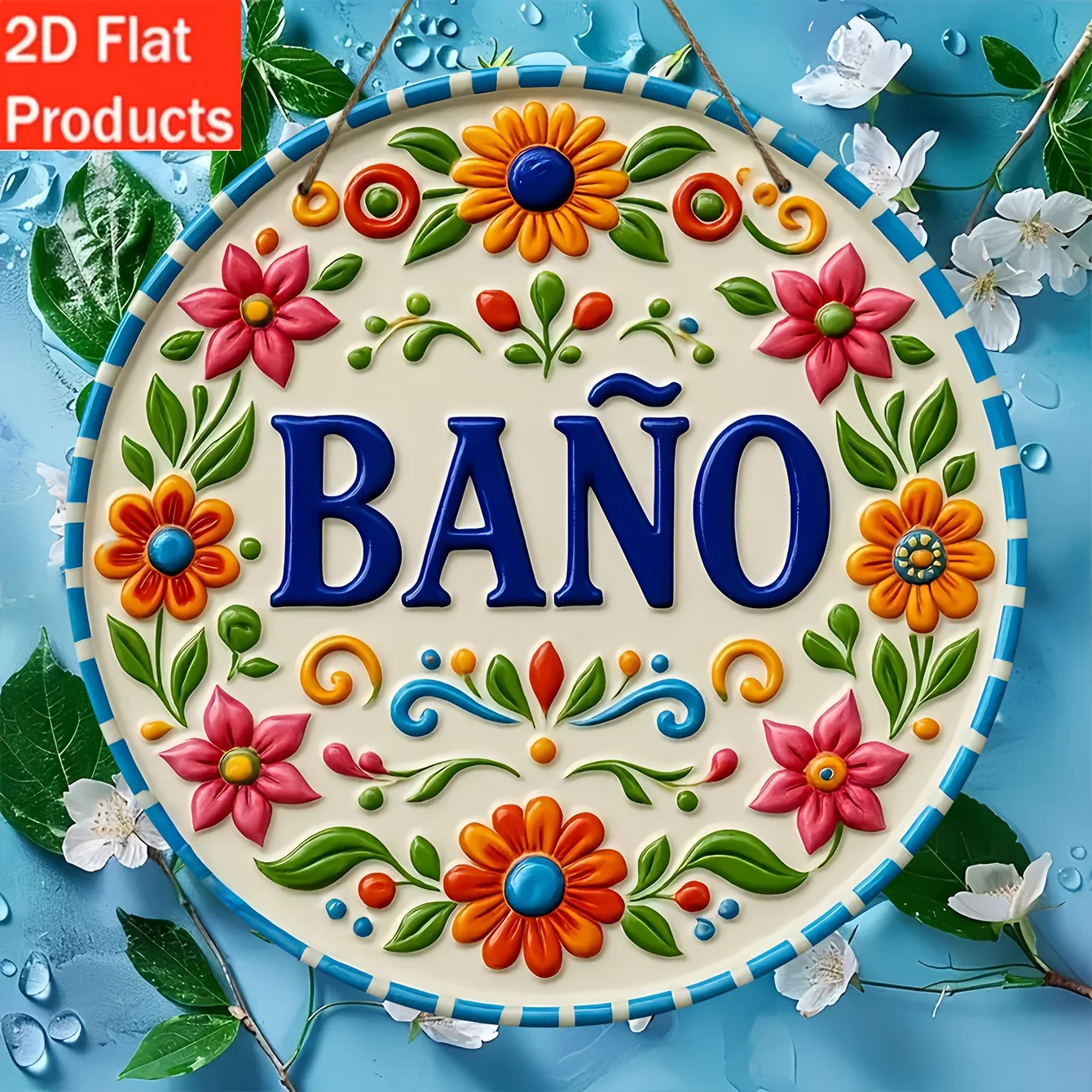 2D Flat, 1pc Spanish 