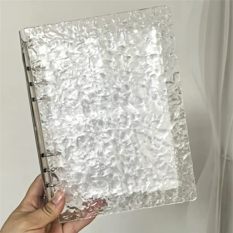 XB-A5 Acryl Transparante Shell Losbladig Fotoalbum 6-gaats Acryl Album Bindmiddel Fotokaart Bindmiddel
