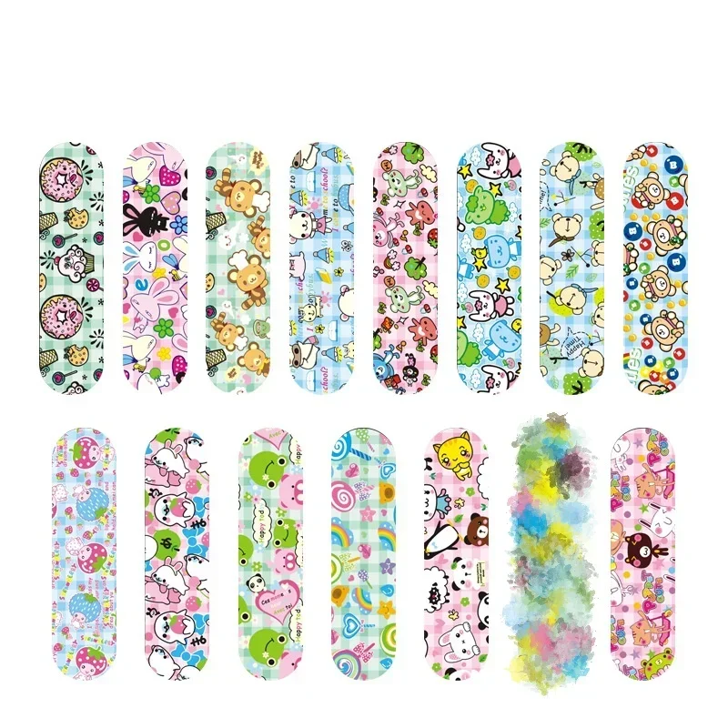 

100pc Cute Bandaids for Kids Lovely Cartoon Hemostatic Plater Patch Soft Breathable Waterproof Dressing Patch Adhesive Bandages