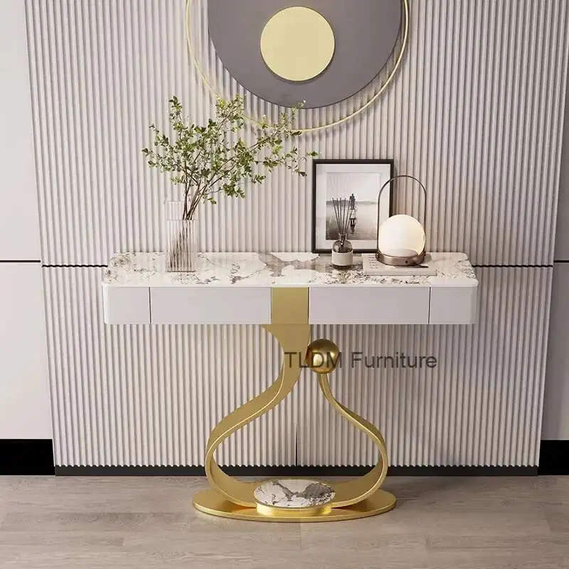 Hallway Modern Console Tables Luxury Aesthetic Storage Console Tables Entryway Consolle Da Ingresso Furniture Living Room
