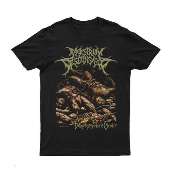 

2025 New MENSTRUAL DISCONNED - Disgorg Put Chapel Printed Unisex Street Fashion Trendy Short Sleeve with Pure Cotton Round Neck