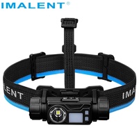 IMALENT HT50 Headlight 3000 Lumens Lightweight Lantern Headband USB-C Rechargeable Dual Light Sources Headlamp Built-in Battery