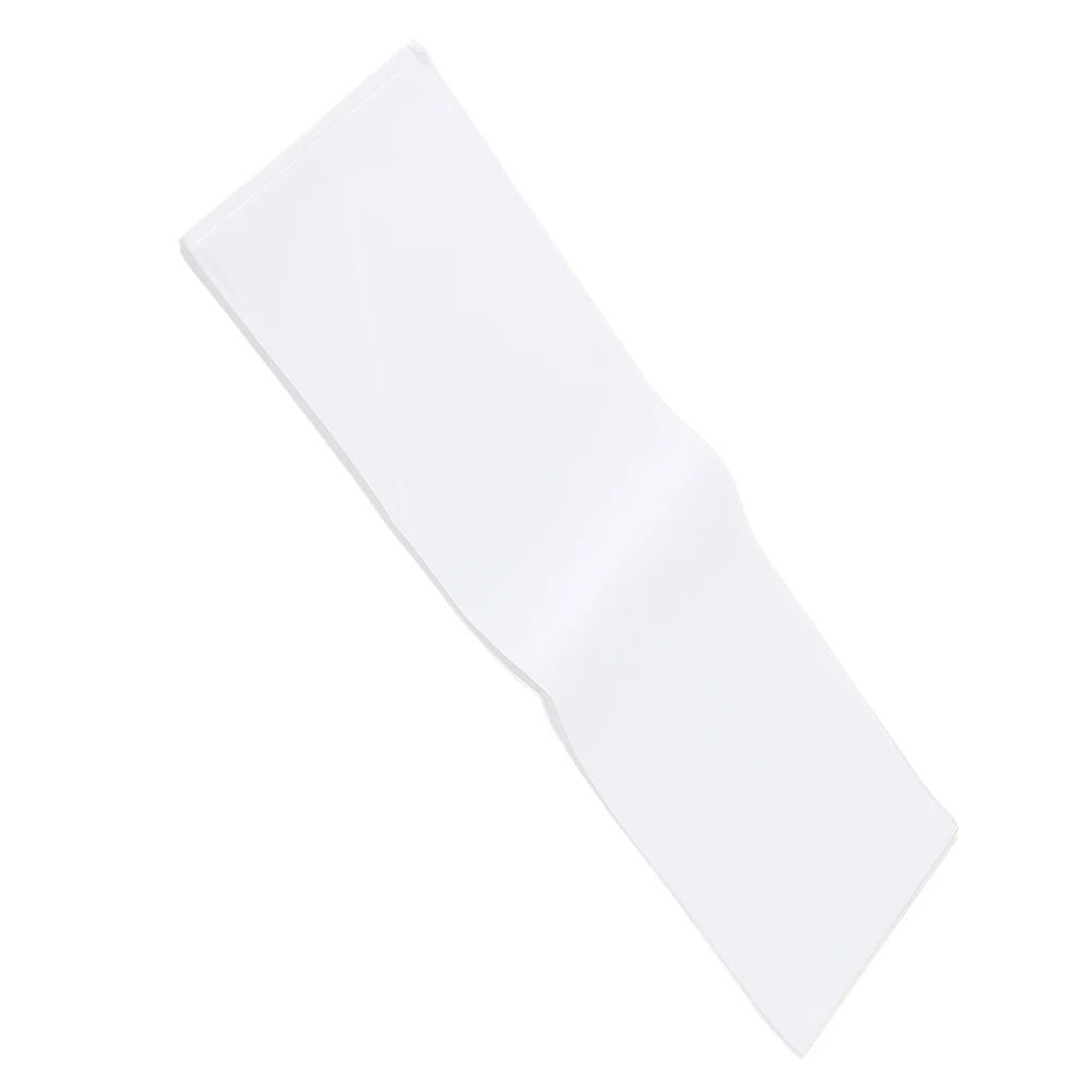 

100pcs Hair Dye Isolation Sheet Highlighting Board B Style 11cmx33cm Reusable Plastic Film for Coloring Salon Home Use