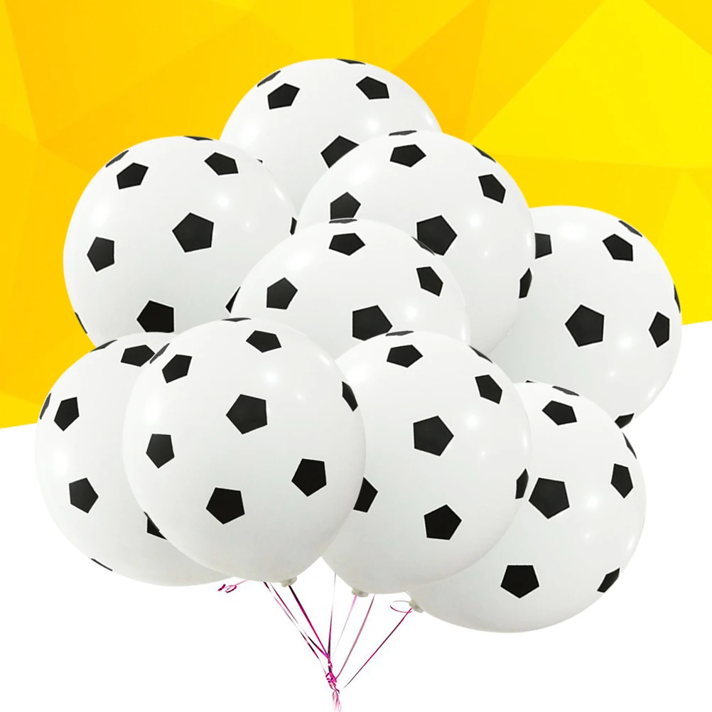 

50pcs 12Inch Football Pattern Latex Rubber Balloons For Party Wedding Birthday Decoration Soccer Themed Balloon Event Decor