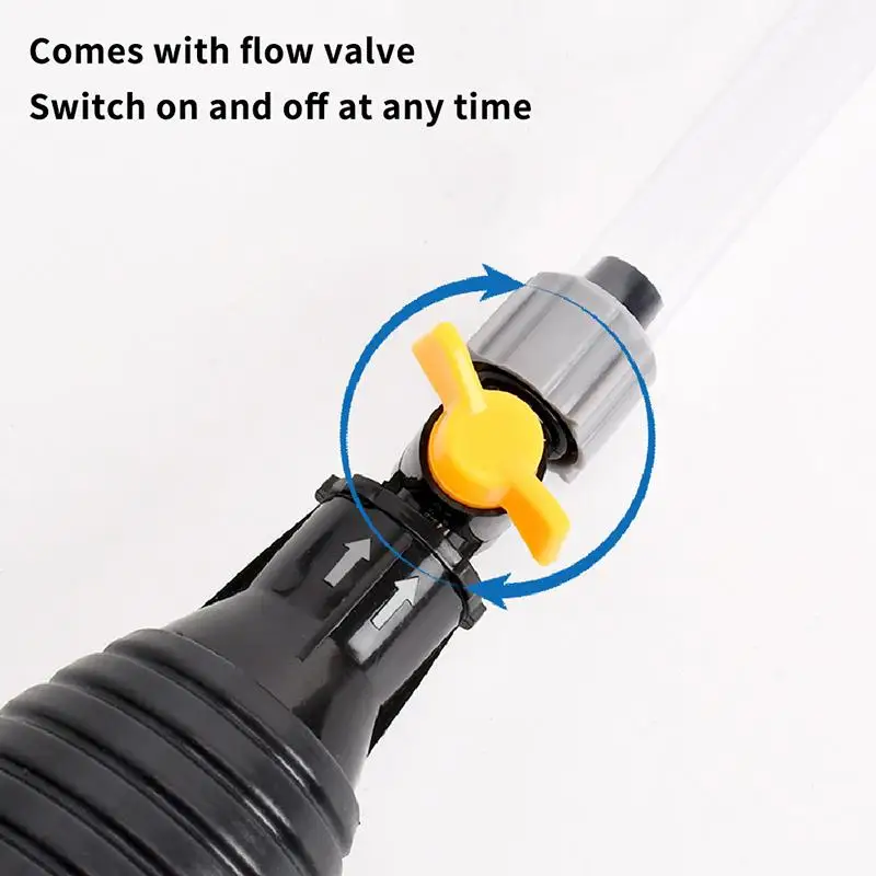Universal Car Hand Fuel Pump Manual Suction Pipe For Oil Gas Transfer Safe Easy Use For Boat Outdoor Application