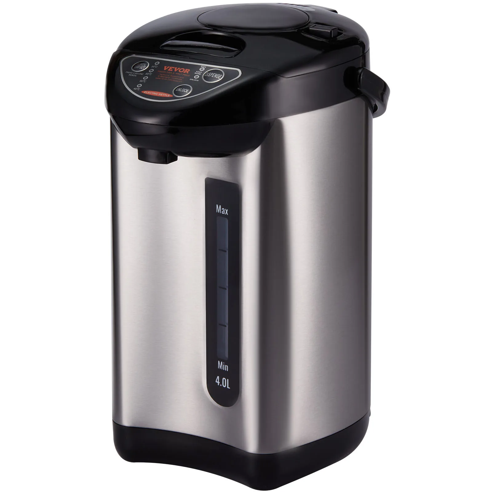 

VEVOR Hot Water Dispenser, Adjustable 4 Temperatures Water Boiler and Warmer, 304 Stainless Steel Countertop Water Heater, 3-Way