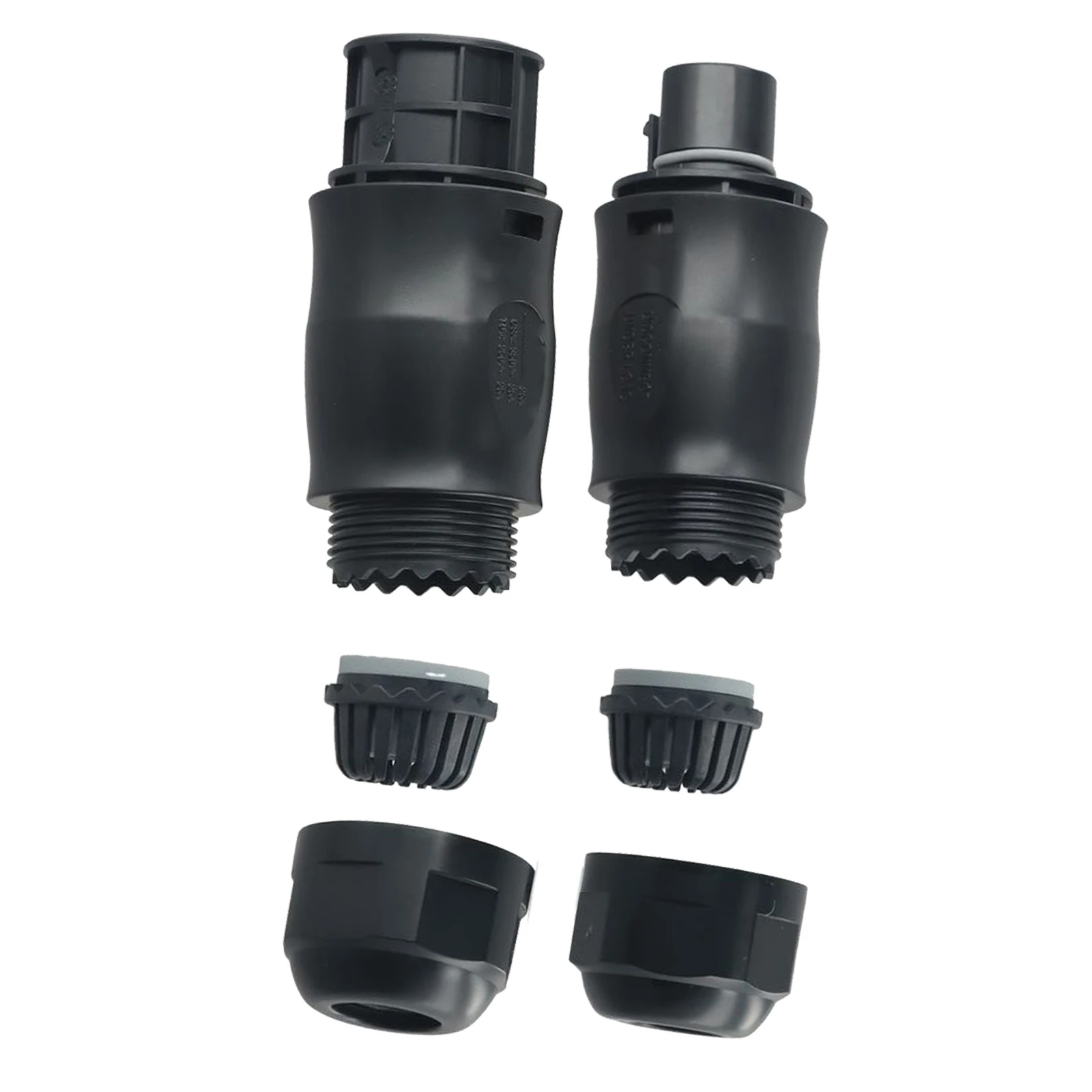 Secure 3 Pin AC Socket Female and Male Set with IP68 Rating for Inverters Compatible with 10 13mm Diameter Cables