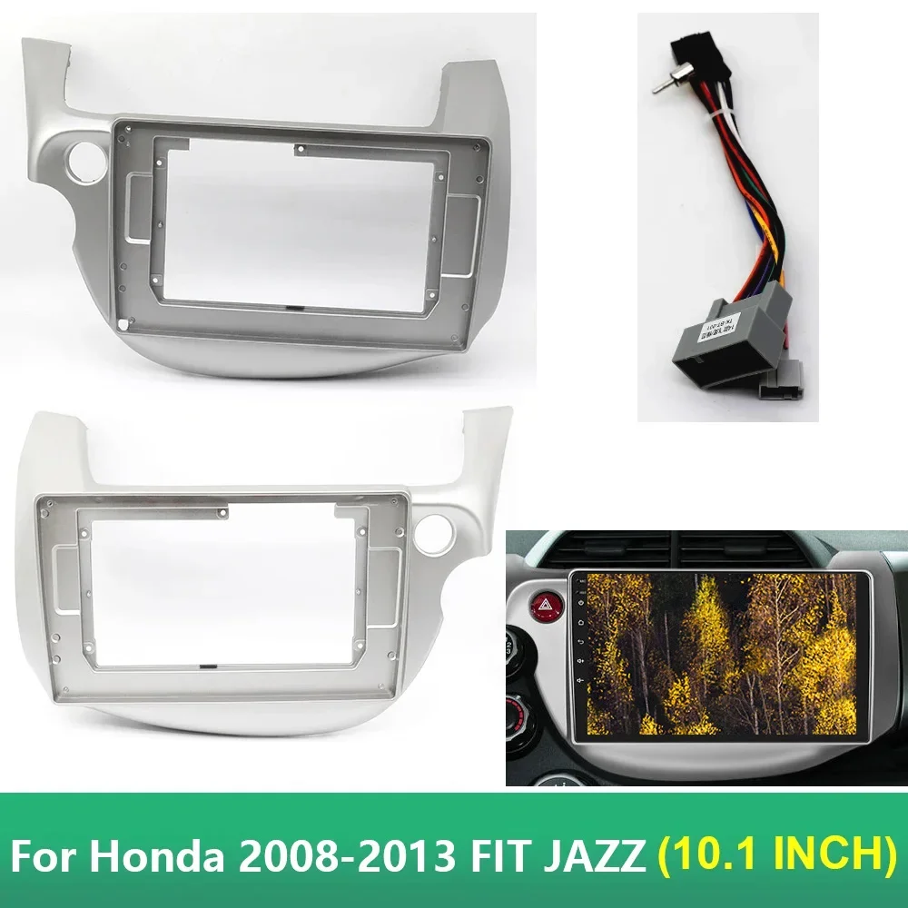 

Автомобильный радиоприемник для Honda 2008-2013, подходит для JAZZ, 10,1 дюймов, панель MP5 с Android, Корпус Корпуса, 2Din, стереоприборная панель