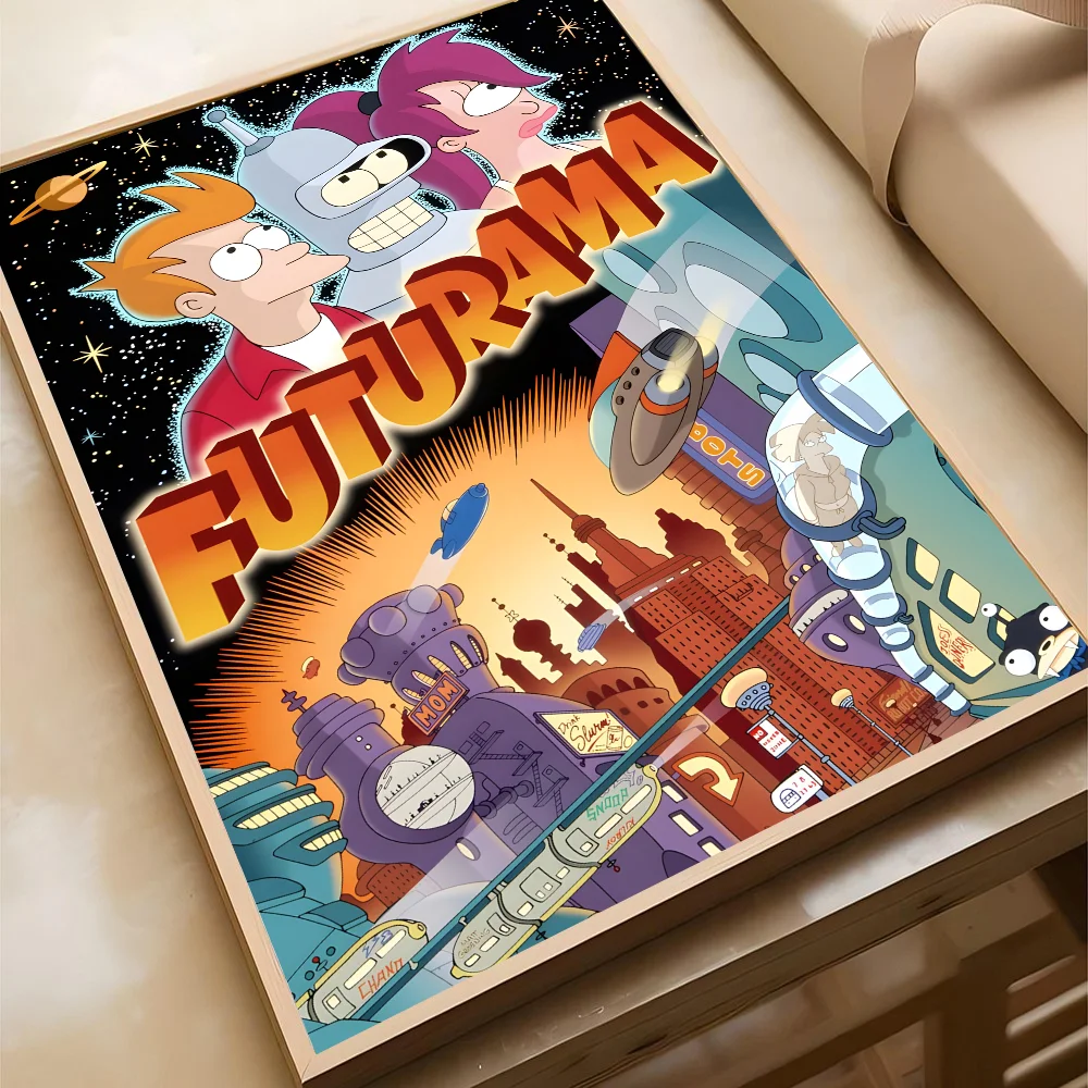 Futuramaes Zoidberges يسوع ملصق جدار ديكور فني للمنزل غرفة ديكور اللوحة الرقمية غرفة المعيشة مطعم المطبخ الفن