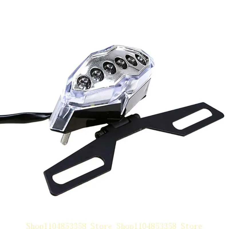 

Motorcycle Carbon Steel Bracket Rear Tail Light Carbon Steel Bracket License Plate Holder Taillight Fixed Bracket
