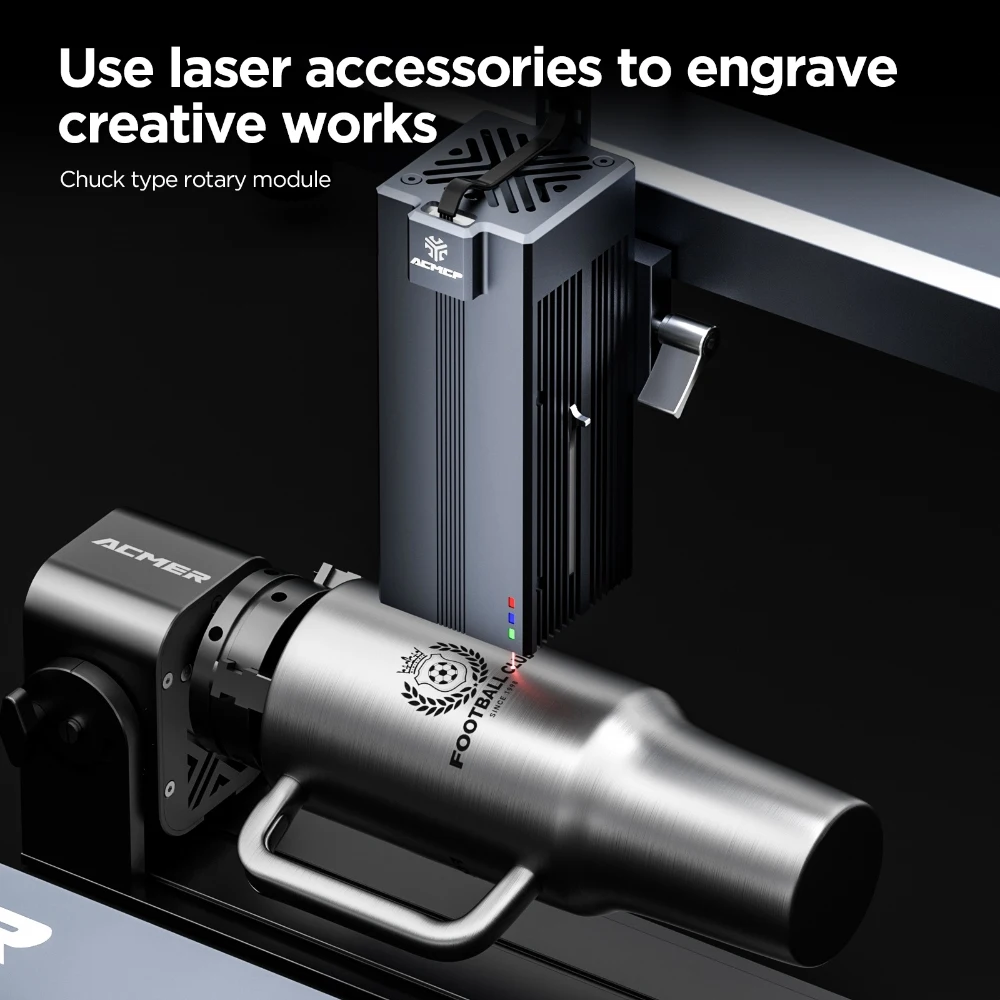 ACMER 2W Modulo laser rosso 1064 per P1 20W P2 33W Macchina per incisione laser Incisione metallo Ossido di alluminio Acciaio inossidabile Plastica