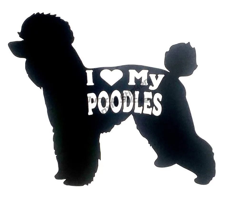 

Poodle Poodles Vinyl Decal Dog For Window Wall Laptop Tumbler Car and Accessories Ornaments Jdm Decor Robot Gadgets