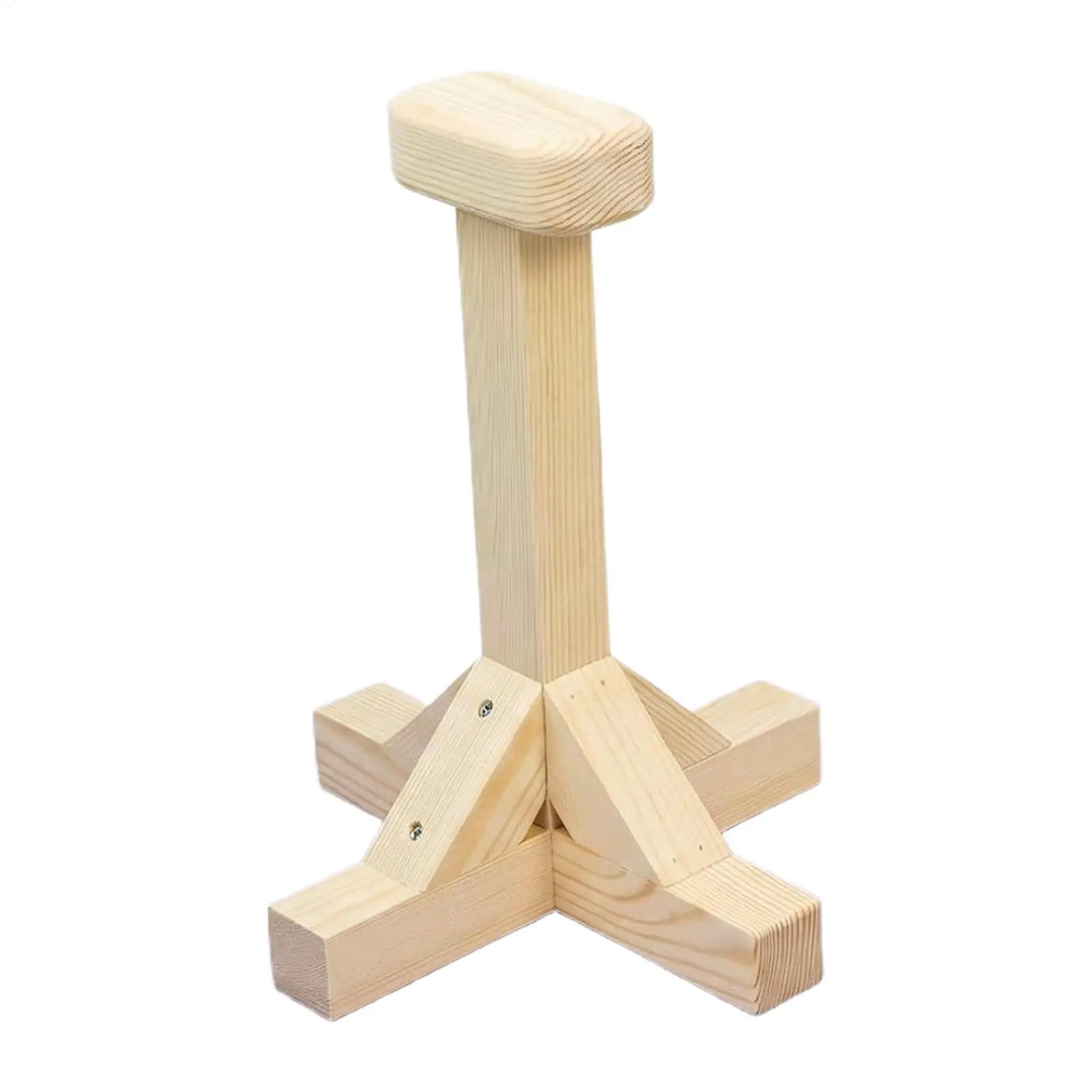 Wooden Handstand Blocks Canes Non Slip Base Gym Grips Workout Equipment for Upper Body Strength and Balance