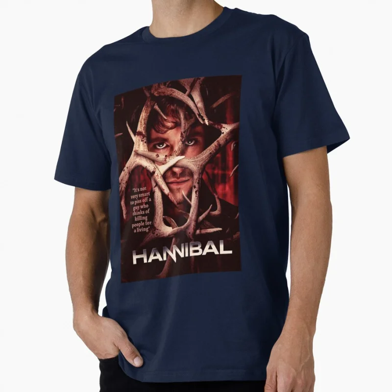 

Proud Cool Gift 80s Social distancing Horror movie The Cannibal Gourmet Killer Hannibal Scary halloween t shirt Large size Tops