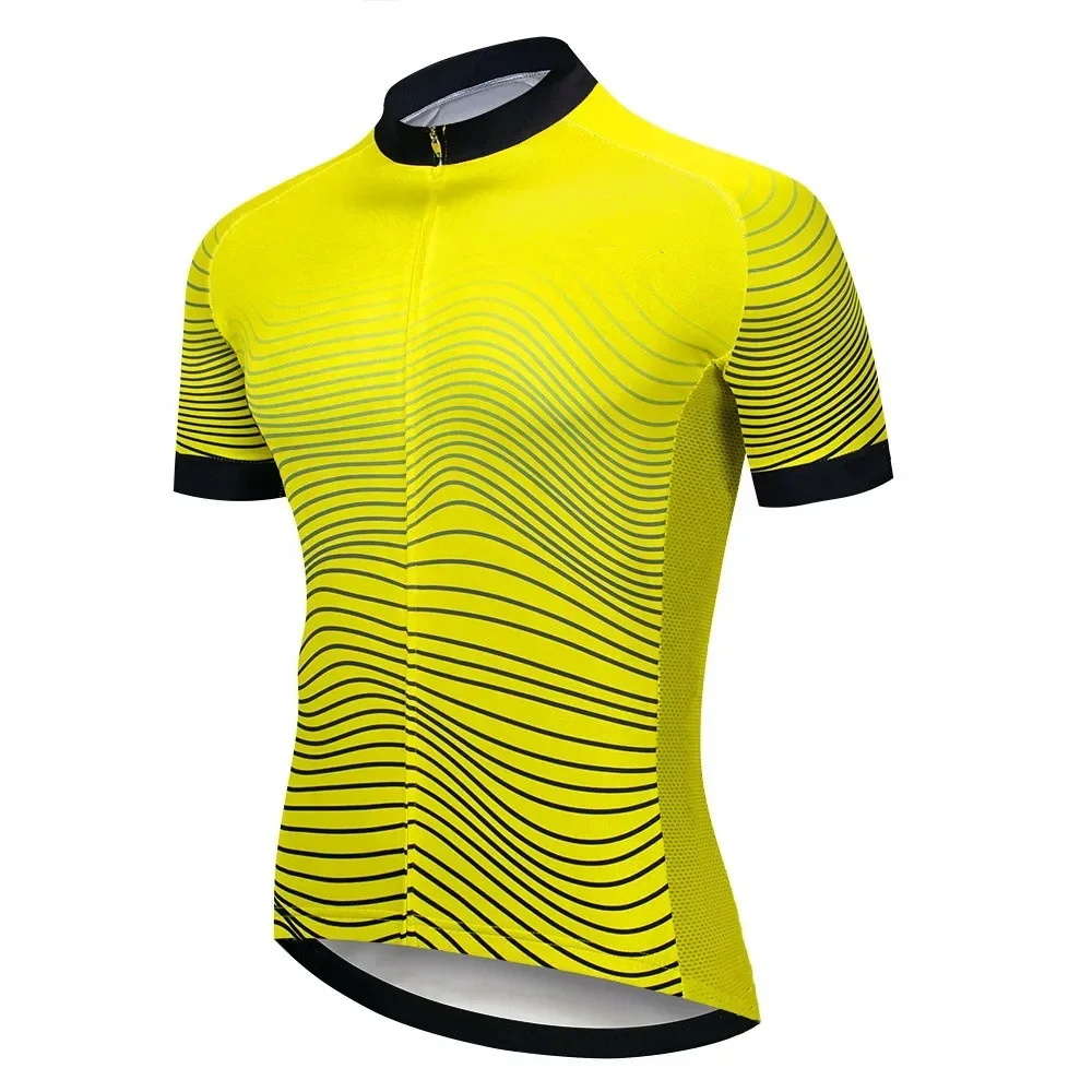 Men Cycling Jersey MTB Jersey 2024 Bicycle Team Cycling Shirts Short Sleeve Bike Wear Summer Premium Bicycle Clothing