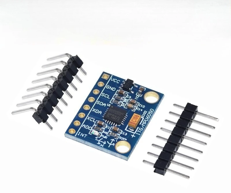 

MPU-6050 module, three-axis acceleration gyroscope 6DOF GY-521 with code schematic, gold-plated plate