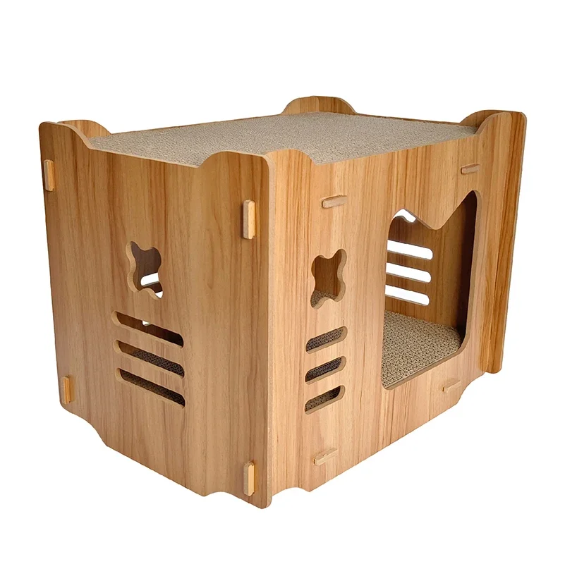 Cat House Pet Mattress Cat Nest Wooden Cat House Manufacturer Direct Sales Wooden House