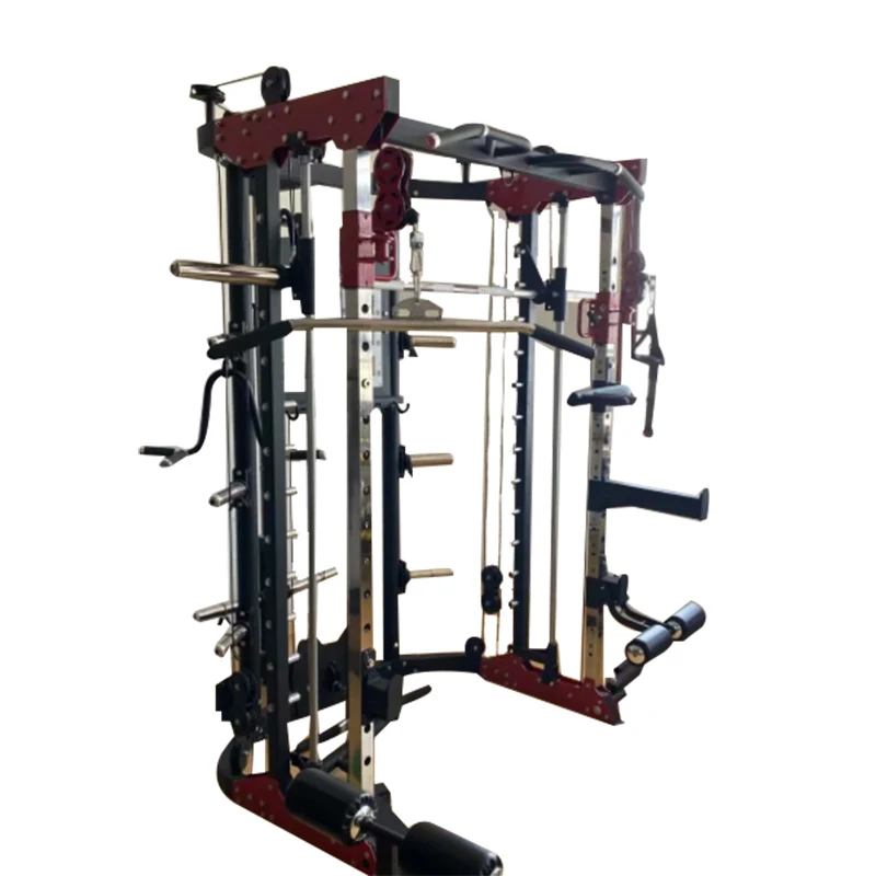 Gym Komersial mesin Olahraga Kebugaran Peralatan latihan Squat berdiri power Rack mesin Smith