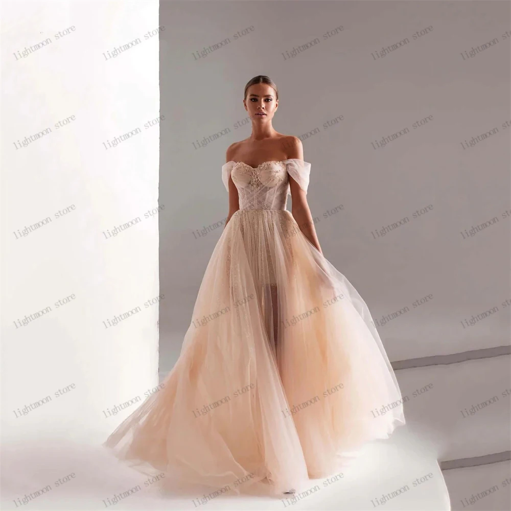 Vintage Evening Dresses A-Line Tulle Tiered Prom Dress Illusion Robes For Formal Party Elegant Sweetheart Vestidos De Gala 2024