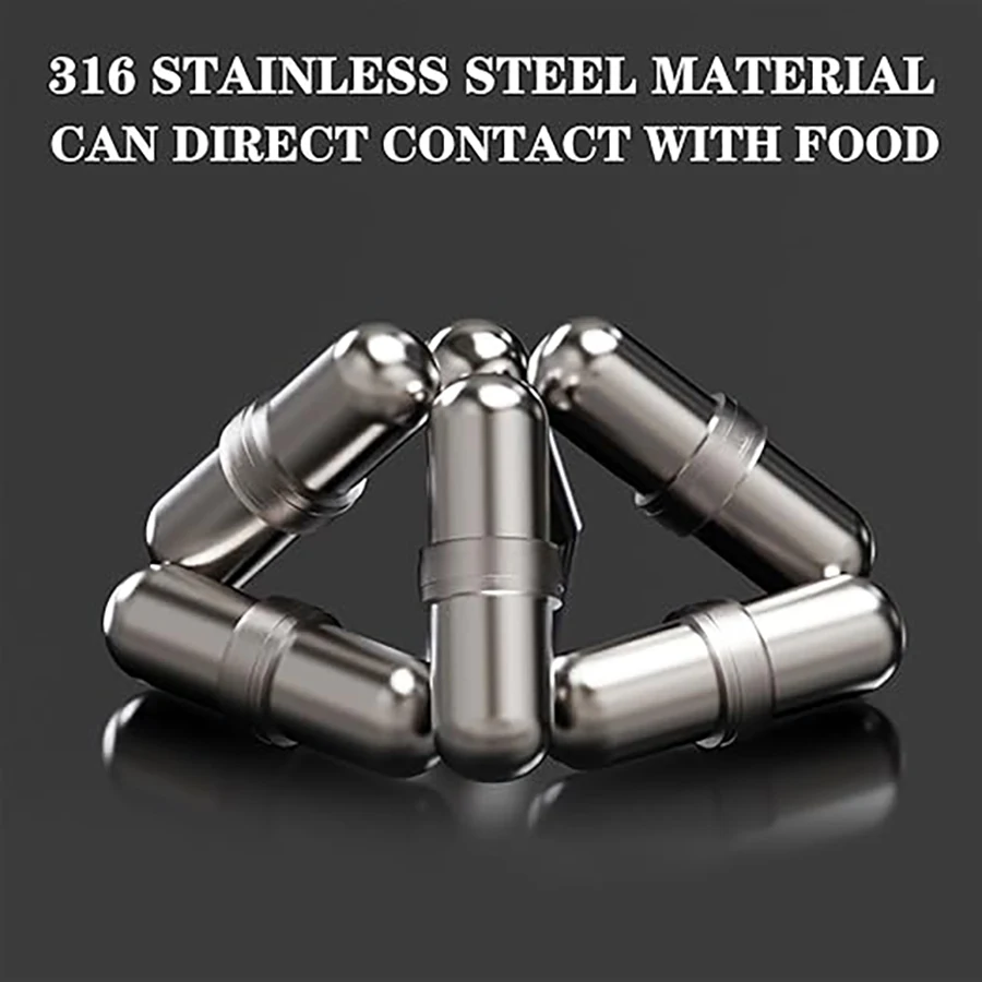 شريط تحريك مغناطيسي 316 من الفولاذ المقاوم للصدأ شريط تحريك مغناطيسي صامت ذاتي التوازن قضيب تحريك مقاومة درجات الحرارة العالية للاستخدام المنزلي