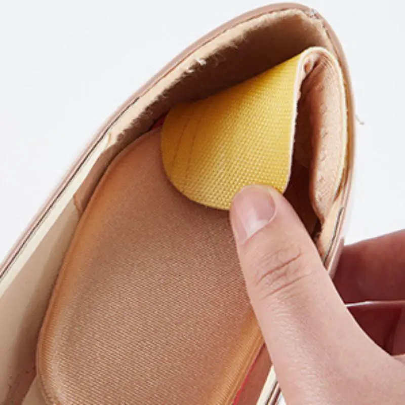 2 In 1 Shoe Insoles Forefoot Heel Cushion Pads Anti‑Blister Anti‑Slip High Heel Inserts Pain Relief Foot Care Shoe Accessories
