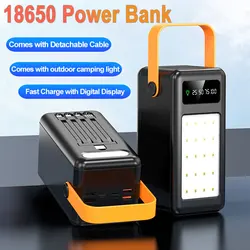 DIY 18650 Power bank fast charge 10W/22.5W Shell Housing QC 3.0 PD For Powerbank Battery Power Case With Digital Display Screen