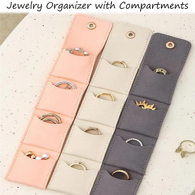 

PHFU-Мини Портативная дорожная сумка для ювелирных изделий, складной вспомогательный футляр для хранения ювелирных изделий