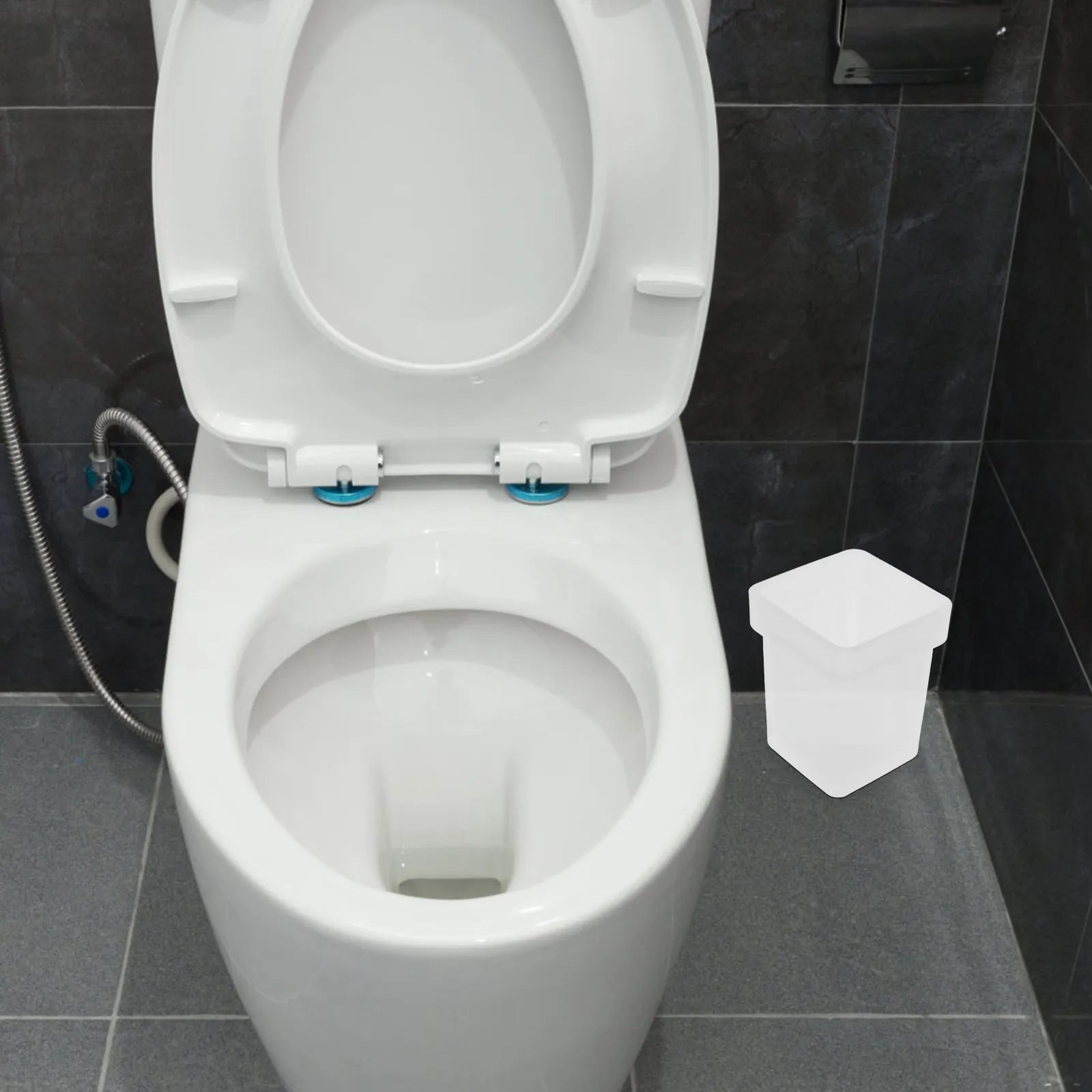 Bathroom Scrubber Brush Cup Bowl Holder Cleaning Ceramic for Toilet Transparent Accessories