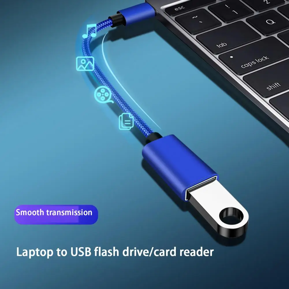 USB C to USB 어댑터 타입 C OTG 케이블 남성 to USB 2.0 여성 케이블 어댑터 사무실용