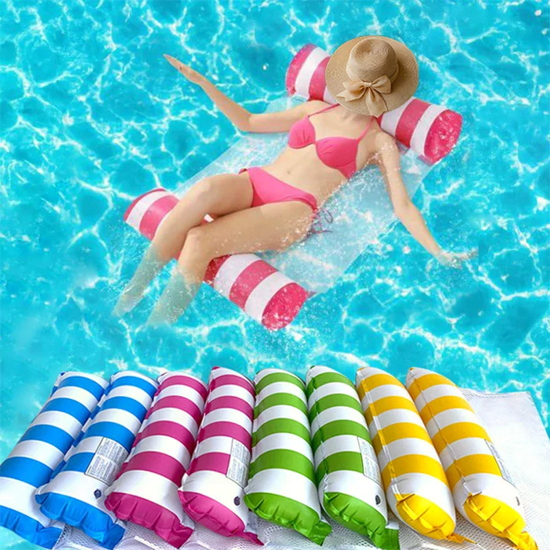 

Надувной плавающий гамак-шезлонг для воды, надувная кровать-кресло для бассейна, игрушка для пляжных вечеринок