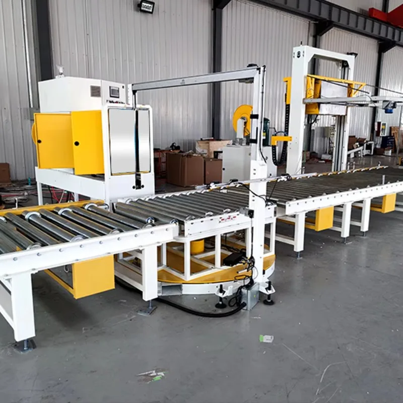 Horizontal Bundle Strapper for Pallet Packing Line Auto Strapping Machine High Tension System Custom