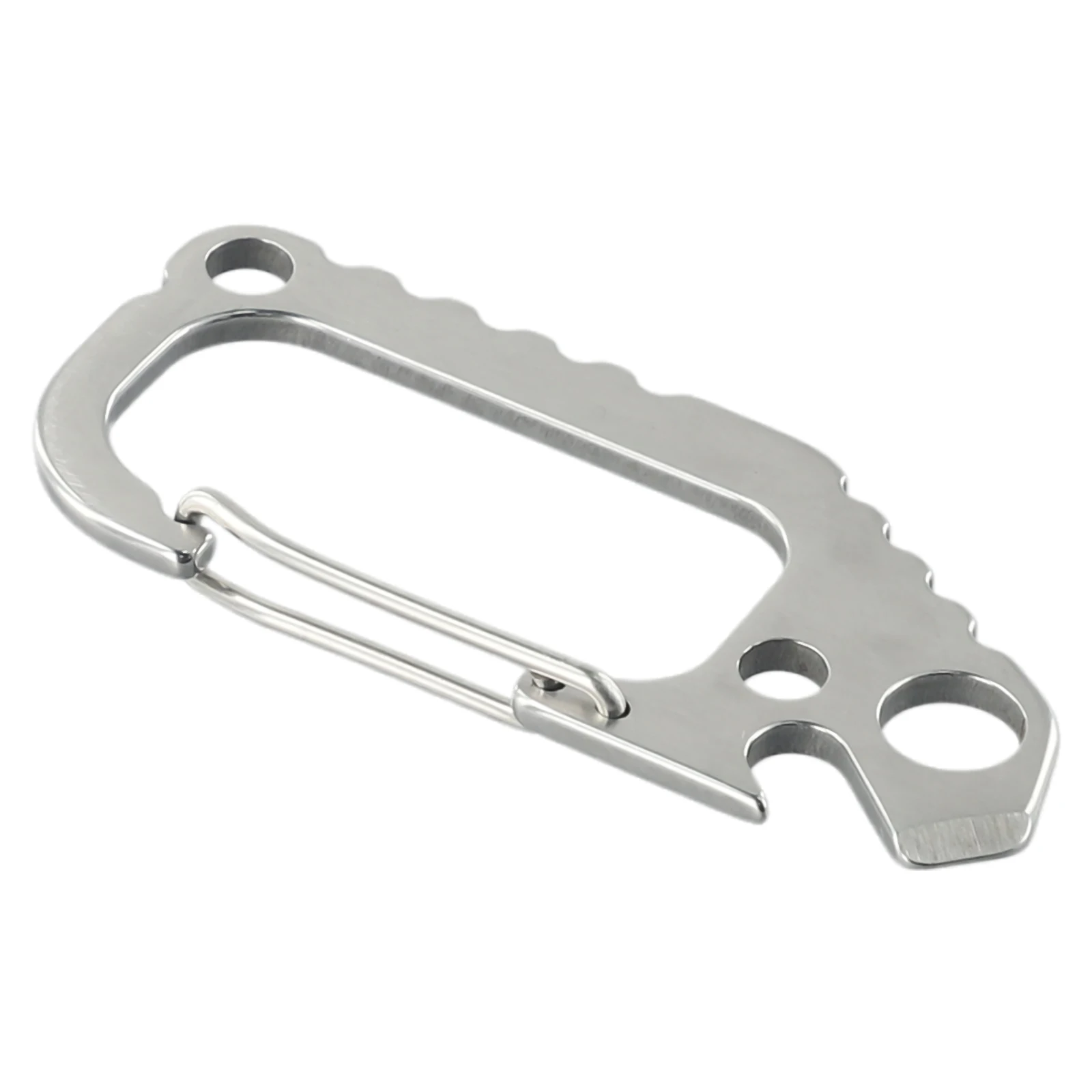 Outdoor Carabiner Rappelling Equipment Rock Climbing Snap Sports Stainless Steel 1pc Buckle D Ring Lock Convenient