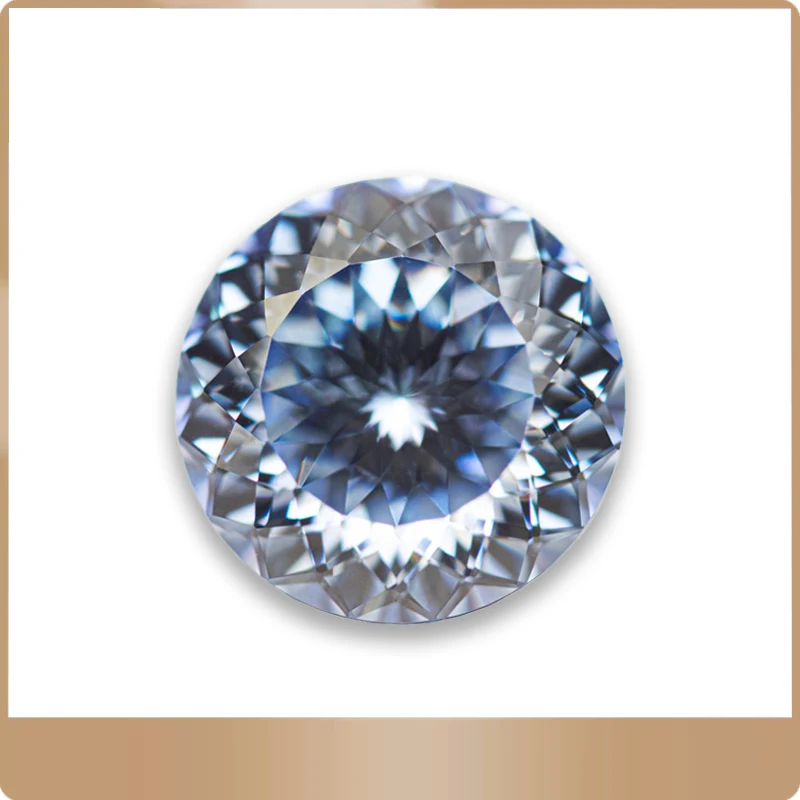 

Moissanite Stone 100 Faceted Cut Lavender Color Charms Gemstone DIY Ring Necklace Earrings Main Materials with GRA Certificate