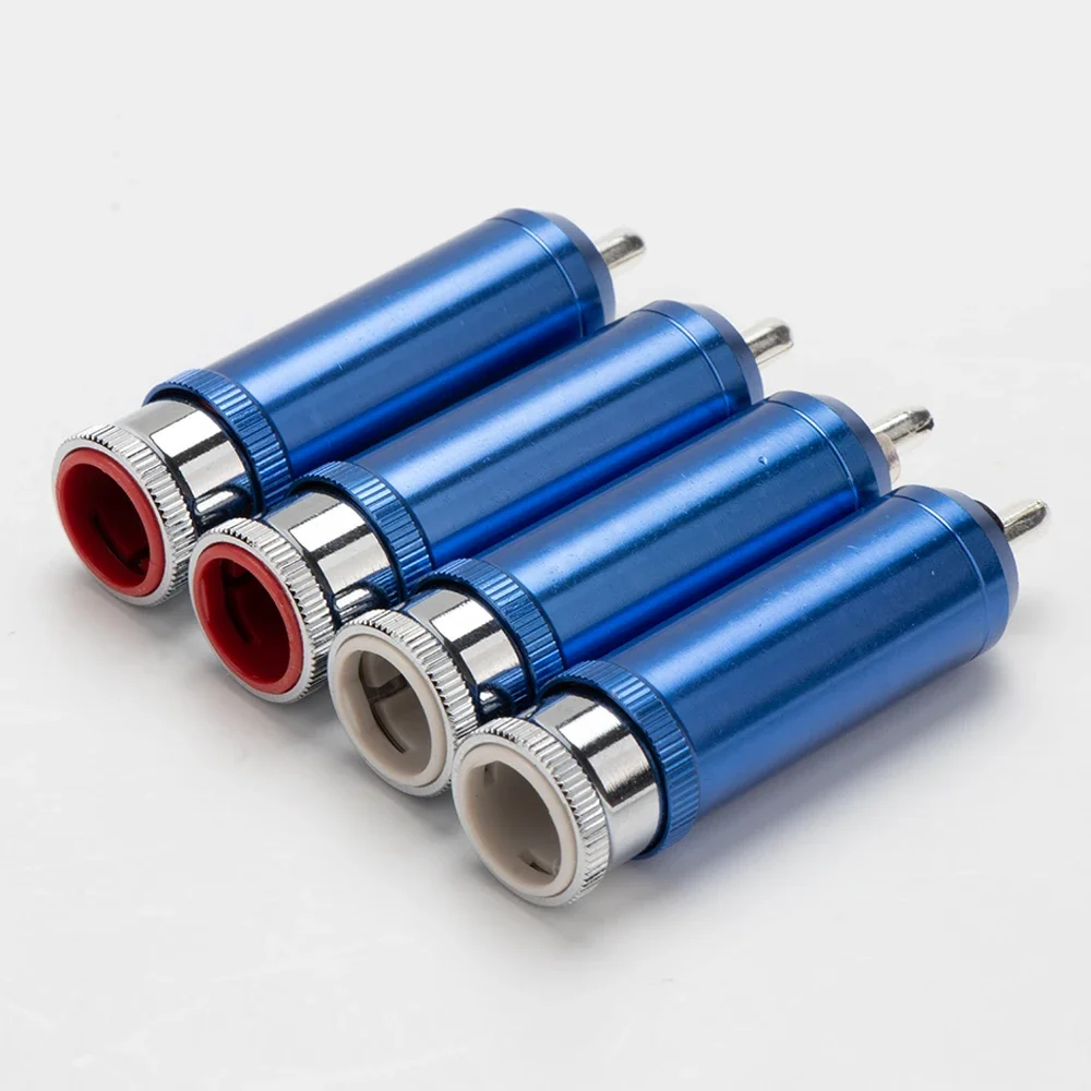 

High-End R1784 Silver Plated RCA Male Jack Connector for DIY HiFi Audio Speaker Amplifier Signal Cable