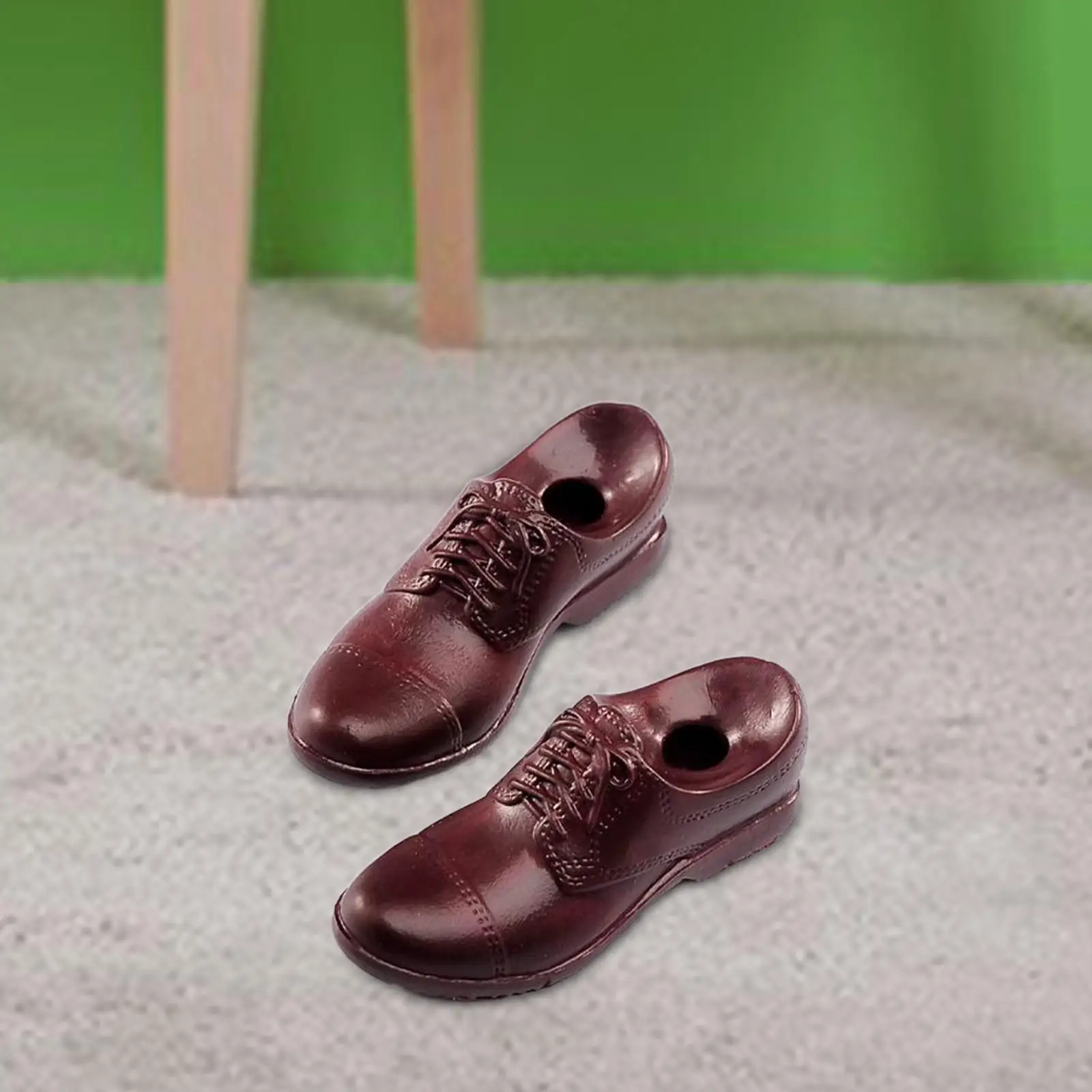 รองเท้าหนังแอ็คชั่นฟิกเกอร์ชาย 12 นิ้ว อุปกรณ์เสริมฟิกเกอร์ชาย รองเท้าของเล่น