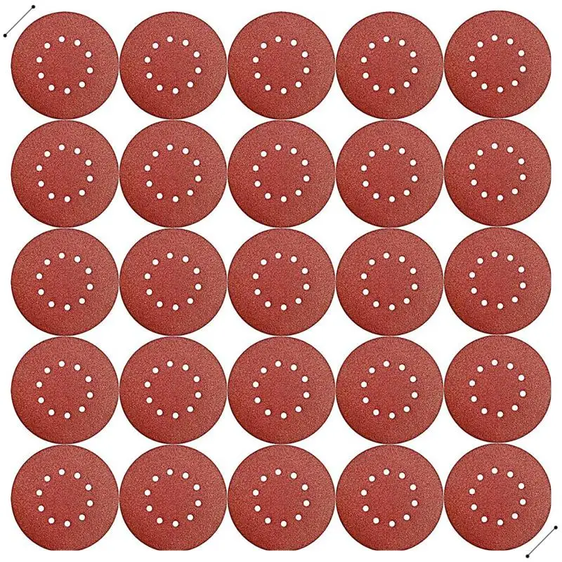 50Pack 9Inch 10Hole 40 Grit Hook-And-Loop Drywall Sandpaper - Aluminum Oxide Sanding Disc For 9Inch Drywall Sander