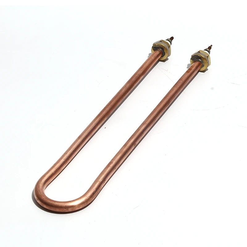 Electric Heating Element 110V/220V Copper Single U M18 Thread Heater Tube 1KW-4KW for Kitchenware Appliances