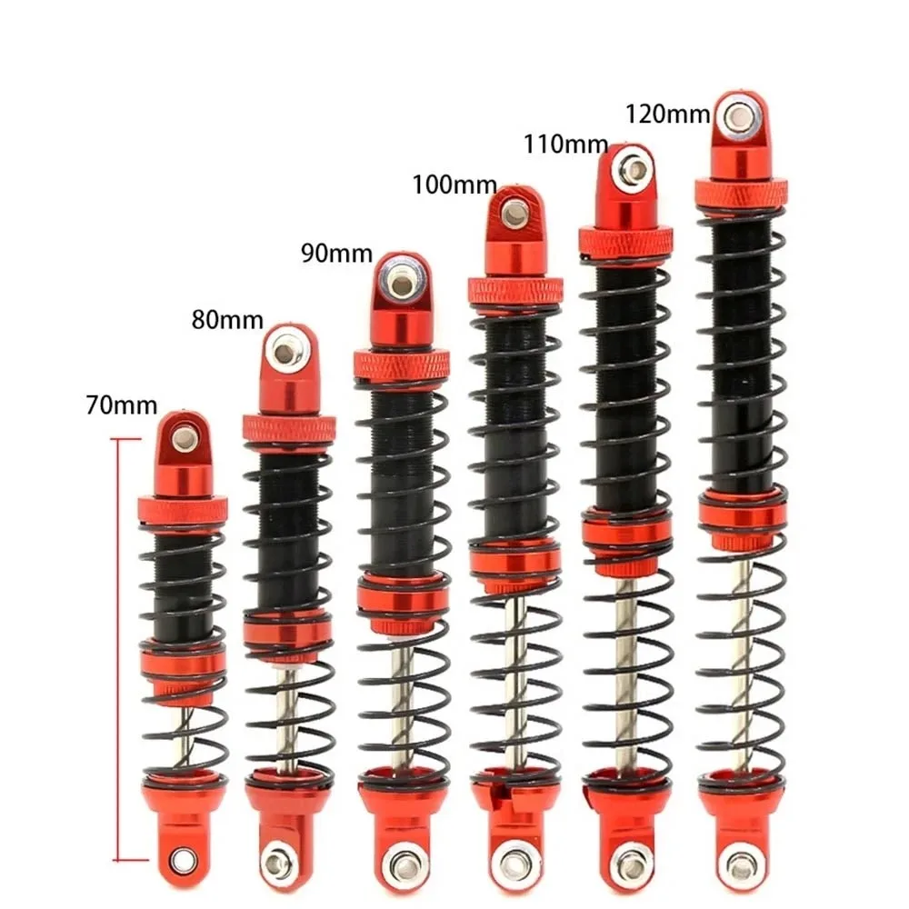 Hot metal 2/4PCS 70/80/90/100/110/120mm Shock Absorber Damper For 1/10 RC Crawler Axial SCX10 90046 AXI231017 Traxxas TRX-4 D90