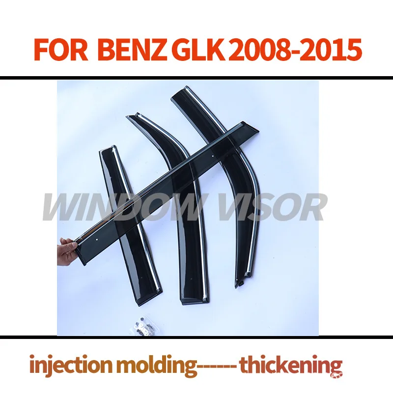 مناسبة لمرسيدس بنز GLK المطر أو درع اللمعان BENZ GLK X204 2008-2015 حاجب النافذة