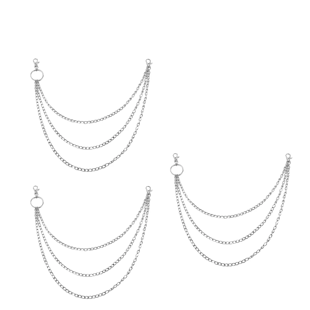 

1pc Pants Keychain Jeans For Trousers Men Women Trousers Accessory Pocket Hip Chain For Pants Hop Waist Chain