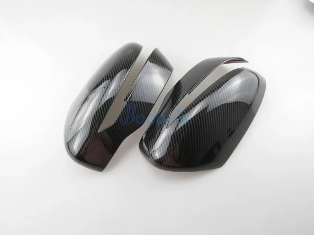 Exterior Side Door Wing Mirror Cover For Nissan NAVARA D23 Frontier NP300 2016-2020 Overlay Rearview Caps Panel Trim Accessories