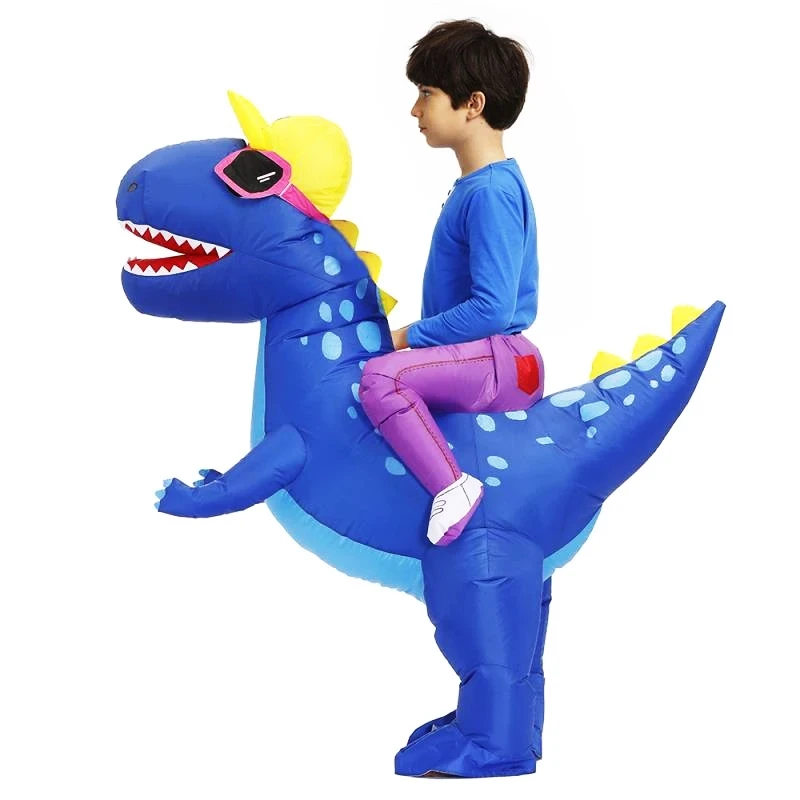 Adult Kids Dinosaur Inflatable Costume Anime Cosplay Carnival Clown Flamingo Fancy Dress Party Halloween Costume Suits